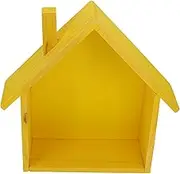 Amosfun Decorative Wooden Boys and Girls Storage -Mounted Shelf for Room Decor