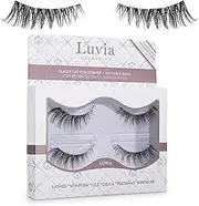 False Eyelashes Natural Look with Eyelash Glue - Luvia Cosmetics - Vegan Lashes Duo - Luna