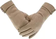 [Generic] Daseeme Winter Gloves Thermal Windproof Touchscreen Mittens for Driving, Running, Cycling - Cold Weather Hand Warmers, Full-Finger Warm Gloves