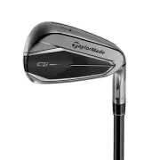 2025 Taylormade Qi Gunmetal Irons 5-PW,AW KBS Max MT 85 Black Stiff Shafts