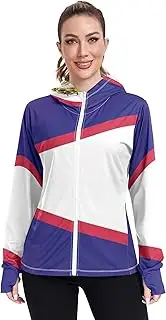 [GAIGEO] Samoa Flag Womens Rash Guards Jacket Long Sleeve Tops UPF 50+ UV Protection Sun Shirts S, Samoa Flag, Large