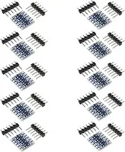 10PCS 4 Channels IIC I2C Logic Level Converter 3.3V-5V Bi-Directional Shifter Module for Arduino(Pack of 10pcs)