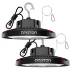 160W UFO LED High Bay Light, Aluminum LED Shop Lights with 24000LM, 5000K Com...