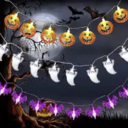 3M 20LED Halloween String Lights Pumpkin Lamp Light Outdoor Garden