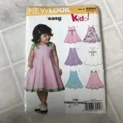 New Look 6688 Kids Sundress Toddler Dress Size 1 2 3 4 UNCUT