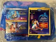 Disney’s Aladdin 1, 2, 3 (Blu-ray/DVD+Digital) + Magic Carpet Blanket (NEW)