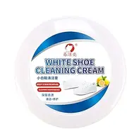 [Generic] Cleaning Cream for Shoes - Stain Removal Cream for Shoes, 260g Large Capacity Stain Removal Cream with Sponge, Multi-Functional Water-fre Cream for White Shoes, Sneakers