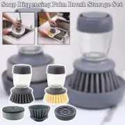 Lazy Pot Brush Soap Dispensing Brush Multifunctional Kitchen Cleaning Brush
