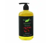 ORGANIC CASTOR OIL, COLD-PRESSED, 100% PURE, NATURAL - 500ml, With Pump