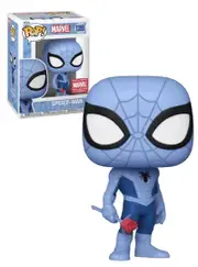 Funko POP! Marvel Spider-Man Blue #1355 Spider-Man - Limited Marvel Collector Corps Exclusive - New, Mint Condition