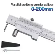 steel Measuring Tool 0-200mm Marking Vernier Caliper Parallel scribe caliper