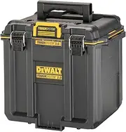 [DEWALT] DWST08035-1 Tough System 2.0 Storage Box, Standard Box, Half Size, Tool Box, Storage Case, Tool Box, IP65, Dustproof, Waterproof, Outdoor