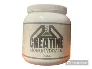 Pure Micronised Creatine Monohydrate, 1kg, HPLC tested muscle enhancer