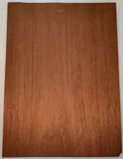 Plain Figured Mahogany Veneer , 12.50” W x 17.25” L, Raw No Backing. 1/42” Thick