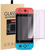 [JOYAUS] For Nintendo Switch Screen Protector Glass, [3 Pack] Premium Tempered Glass Screen Protector for Nintendo Switch