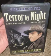 Sherlock Holmes - Terror by Night (DVD, Colorized / Black and White) NEW 1946