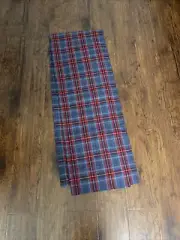 Pendleton Wool Plaid Red, Green & Blue Appreal Fabric New Vtg