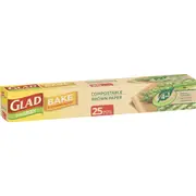 Glad To Be Green Compostable Brown Bake & Cooking Paper 25m