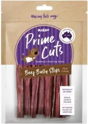 Prime Cuts Beef Bully Sticks - 15cm 6 Pack [ FREESHIPING]