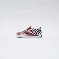 在飛比找蝦皮購物優惠-Vans SLIP ON 蹣跚學步的比賽火焰