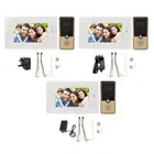 Video Doorbell 7 Inch Monitor HD Night Vision Camera 2 Way Intercom Wired Vi EMB