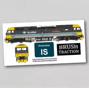 British Rail Class 47 Fridge Magnet 47461 BR ScotRail Livery Locomotive ver's 2