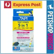 API 5 in 1 Aquarium Test Strips EXPRESS POST