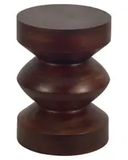 Sagebrook Home 18in Solid Mango Side Table