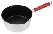 pearl metal Yukihira pot 20cm aluminum fluorine treated Wako Trading Shale H-712