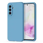ZUSLAB Galaxy A36 Case Nano Silicone Shockproof Gel Rubber Bumper Protective Cover for Samsung (2025) - Blue