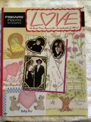 FISKARS Photo Memories Kit Booklet LOVE 16 pages scrapbooking NEW
