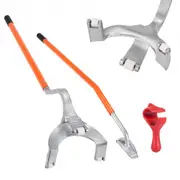 VEVOR Tire Mount Demount Tool, 571-622 mm Manual Steel Tire Changer Mount Demount Removal Tool, with Extra Bead Keeper, Tubeless Truck Bead Breaker, 3