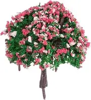 Decoration House Model Tree Miniature Garden Landscaping Decor Tree Models Artificial Cherry Tree