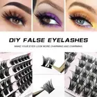 False Lashes Segmented eyelash Individual Lashes Soft Thick Mink Eyelashes