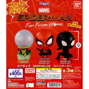 ☆TOYs☆ 現貨 BANDAI MARVEL蜘蛛人造型轉蛋02 漫威 蜘蛛人 環保扭蛋 大頭扭蛋 扭蛋 轉蛋 全3種