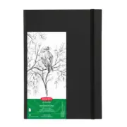 Derwent Academy Craft/Art A4 120pg Visual Art Diary Hardcover Portrait 140Gsm