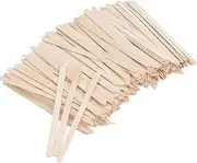 1000Pcs Wooden Wax Sticks Small Waxing Applicator Sticks Wax Spatulas Wood Craft Sticks for Hair Removal and Smooth Skin - Slanted & Round