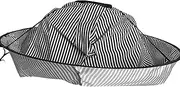 Bvizyelck Barber Cape,Waterproof Salon Cape Hairdressing Umbrella - Reusable Full-Coverage Adjustable Professional Apron Cloak for Home Hairdresser, Women, Men, Barber, Adults, single attribute, Refer