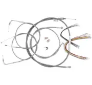 Extended S.S. Control Cable Kit - 14" tall bars Burly Brand B30-1127