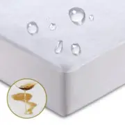 Waterproof Mattress Protector Cover Pad Fitted Bed Sheet Breathable Anti-Dust