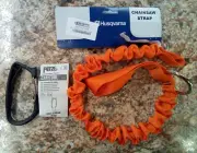 Genuine OEM Husqvarna Elastic Chainsaw Strap with Petzl Caritool Chainsaw Hook