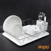 在飛比找PChome24h購物優惠-【韓國 Stopia】餐具瀝水架