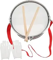 CATIEBYE 1 Set Kids Snare Drum Kit Educational Music Instrument Toy for Toddlers Red Glitter Design Safe and Durable for Children's Development