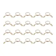 Fuel Line Hose Clips, 20pcs 8mm 65Mn Steel Tubing Spring Clamps