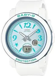 [Baby-G] Women's BGA290US-2A Analogue-Digital Watch, White, 45.2 x 41.5 x 10.1 mm