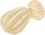 GAXIRE Wicker Hat Display Stand for Hats Wigs and Helmets Stable Model Head Holder for Retail and Home Use for Accessory Styling and Storage