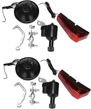 2X Motorized Bike Bicycle Friction Dynamo Generator Head Tail Light with Acessories