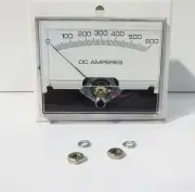 YOKOGAWA 2924-878 DC AMMETER, Rating-0-50 mV/DC _ Scale-0-600 Legend-DC AMPERES