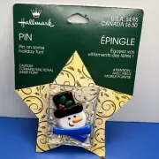 Hallmark PIN SNOWMAN IN ICE BLOCK NEW