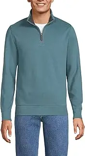 [Lands' End] Men's Big & Tall Bedford Rib Half Zip Mock Pullover